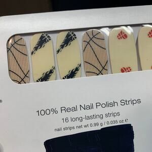 NIP Color Street HOOP THERE IT IS FDL019 basketball nail polish strips wraps